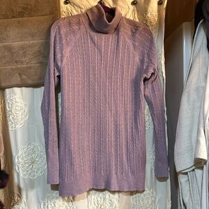 NWOT Eddie Bauer lavender purple turtleneck sweater size XL